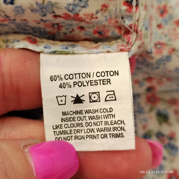 Suitor Easy Care Fitted Floral Print Long Sleeve Button Up Men 38-14 1/2 /32 - Picture 3 of 6